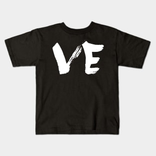 LOVE Matching couple shirt "LO" plus "VE" Kids T-Shirt